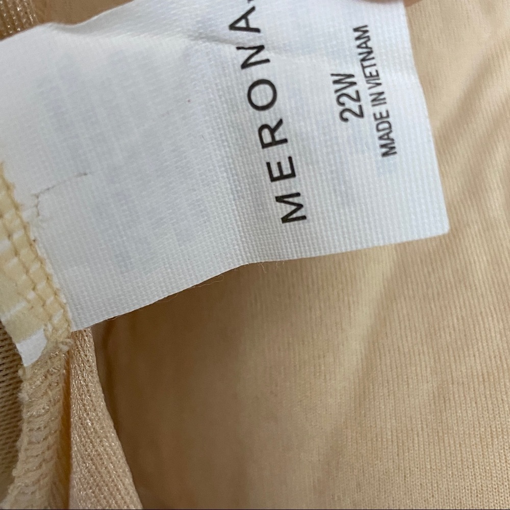⚡️ LAST CHANCE MARKDOWN !⭐️✨MERONA Swim top Plus Size 22W Brown - Picture 9 of 9